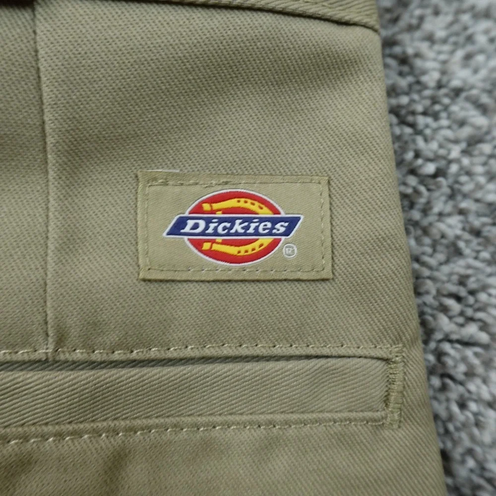 NEW Dickies Pants Mens 30X30 Brown Beige Khaki Tan 874 Chino Trouser Flat Front